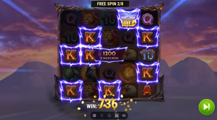 Colt Lightning Inferno bonusspelwinst