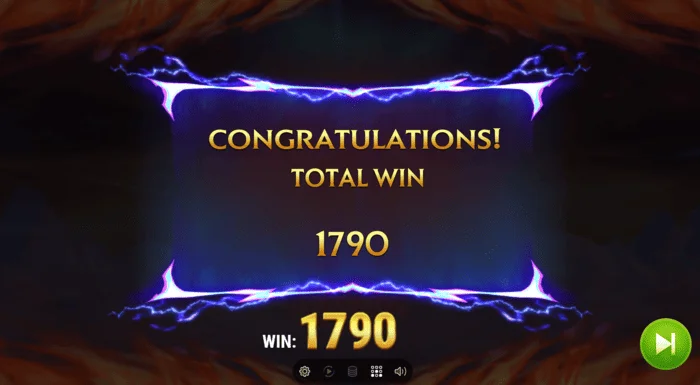 Colt Lightning Inferno totale winst